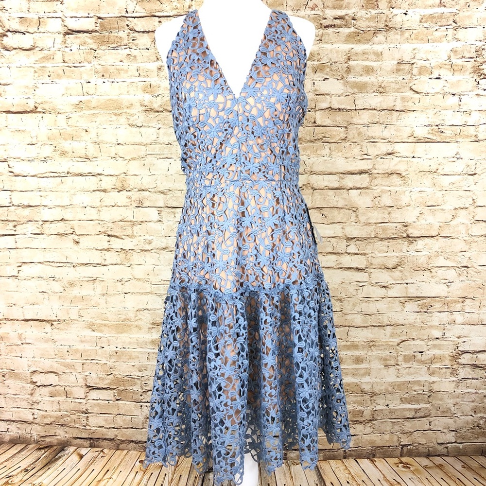 SOLD Dress the Population Lily Crochet  Dress - Picture 3 of 7